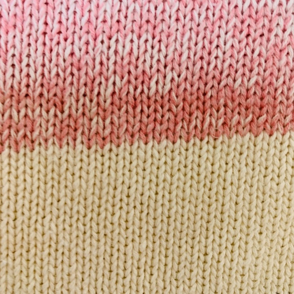 Chaps Knit Sweater Large Stripes Preppy Linen Cotton Blend Jumper - Picture 12 of 13